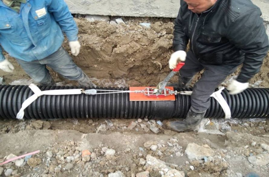 钢带波纹管洛阳市政排污工程施工(图1)