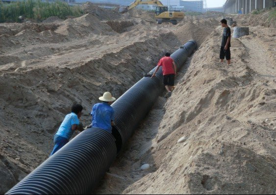 河南洛阳300hdpe钢带波纹管(图1)